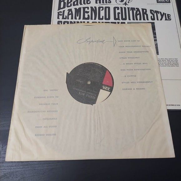 Sonny Curtis - Beatles Hits Flamenco Guitar Style Vinyl LP 1964 Imperial LP-9276 - Picture 6 of 11